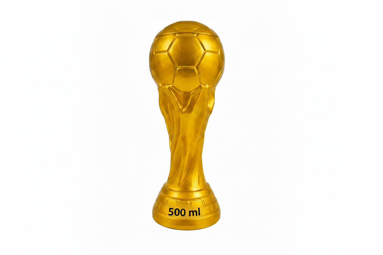 Combo Mundialista Estadio Botanero Verde + 4 Copas Copa del Mundo (2x500ml + 2x1L)