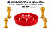 Combo Mundialista Estadio Botanero + 4 Copas del Mundo Mixtas