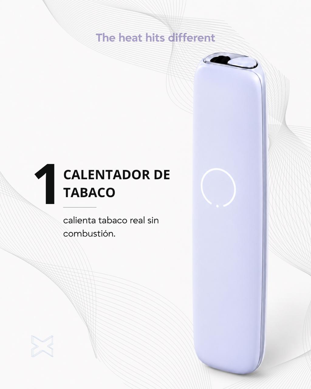 Calentador de Tabaco OMUX – Tecnología de Calentamiento Continuo y Máxima Batería