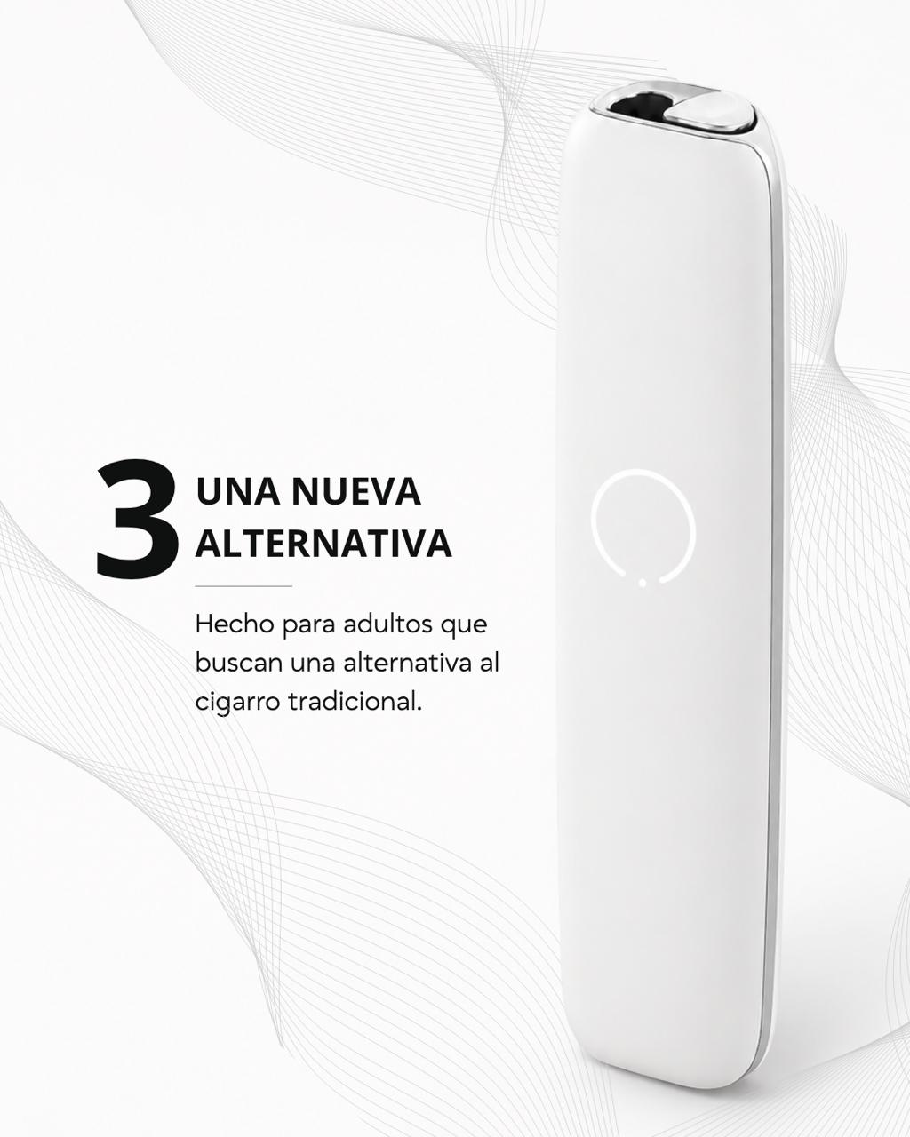 Calentador de Tabaco OMUX – Tecnología de Calentamiento Continuo y Máxima Batería