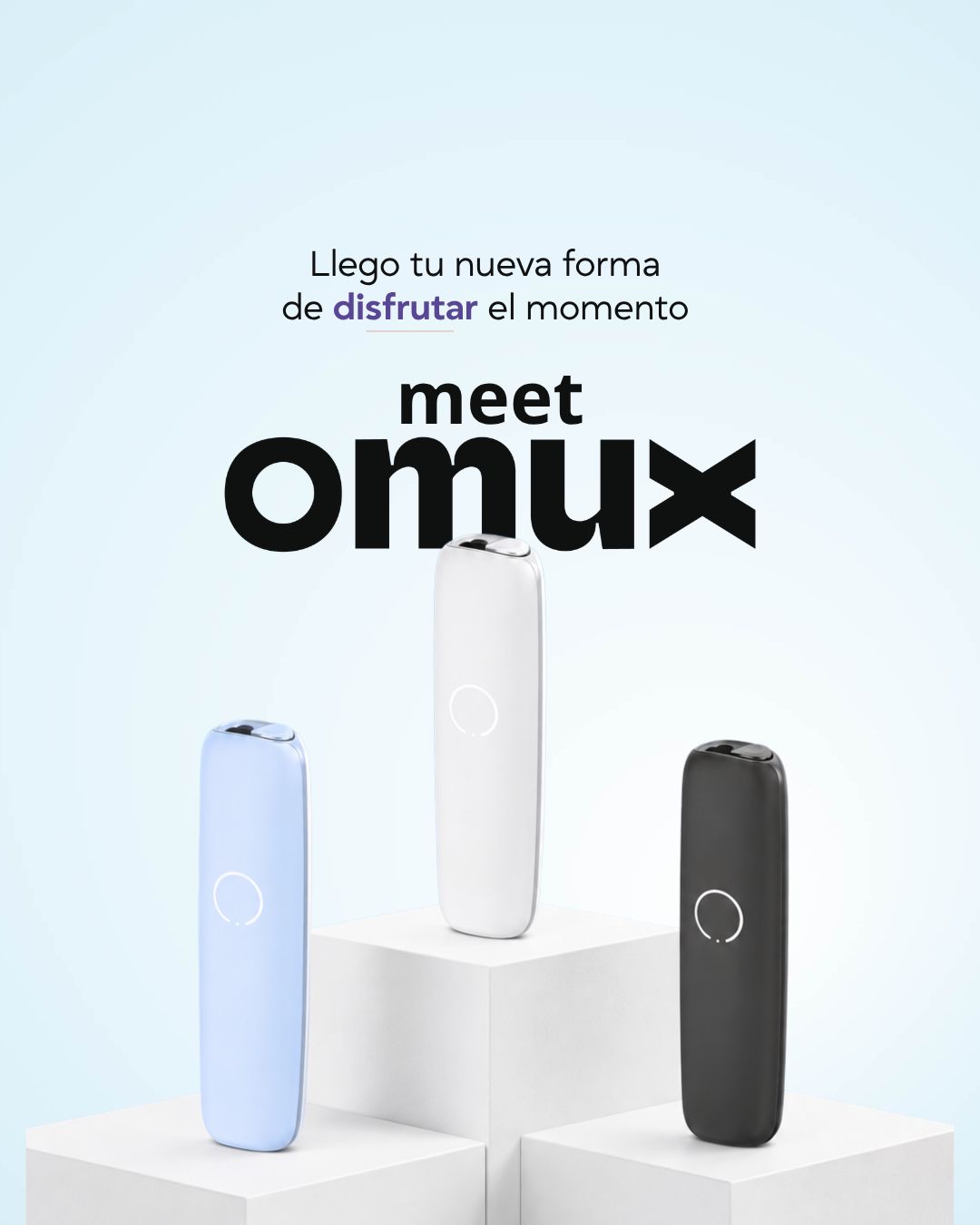 Calentador de Tabaco OMUX – Tecnología de Calentamiento Continuo y Máxima Batería