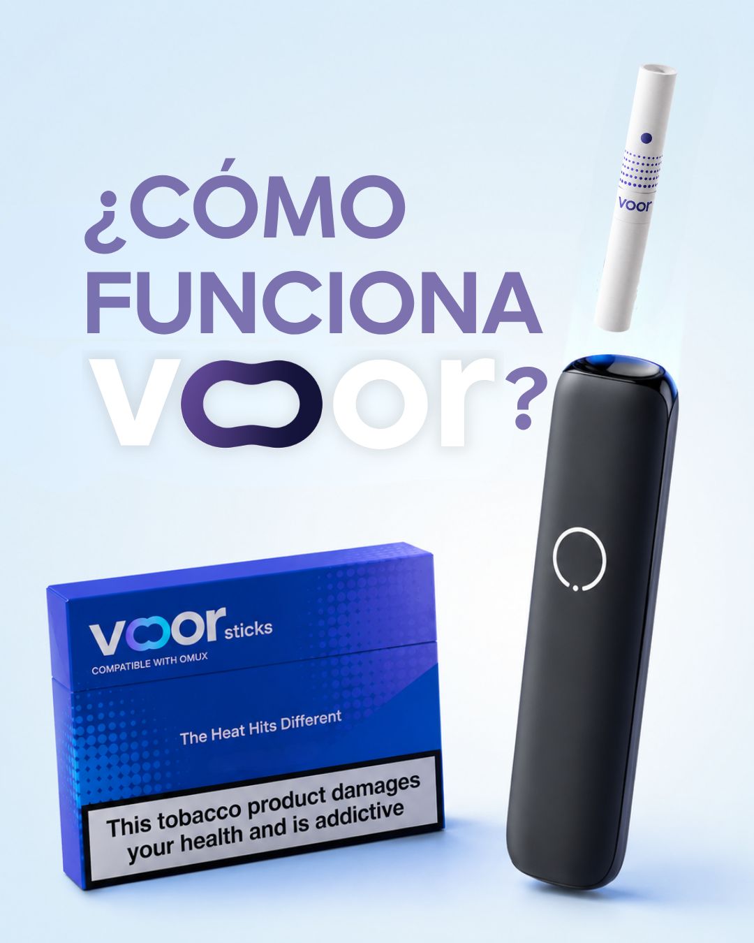 Calentador de Tabaco OMUX – Tecnología de Calentamiento Continuo y Máxima Batería
