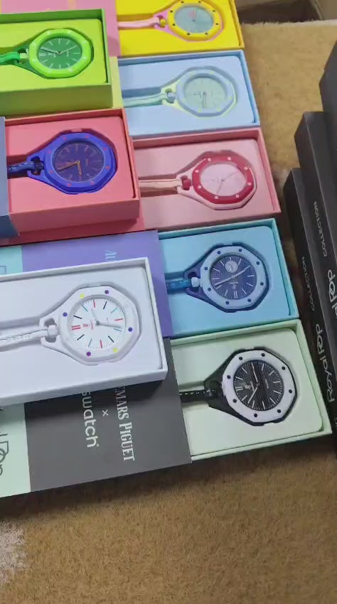 Cargar vídeo: Royal Pop Bioceramic | Reloj Unisex Multicolor